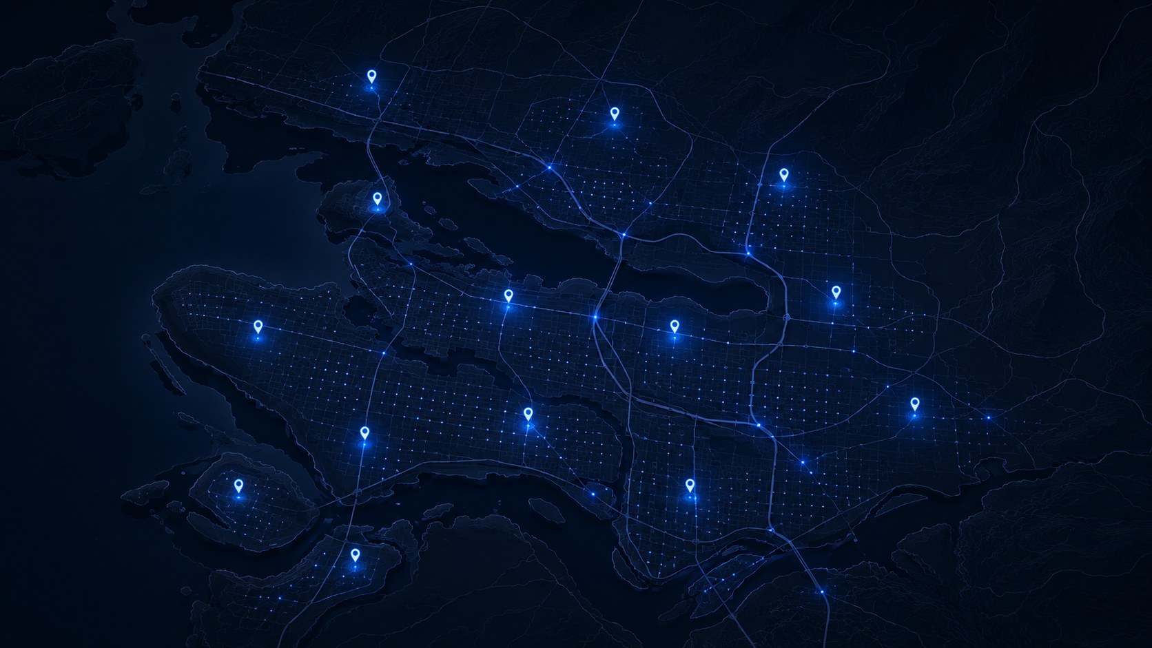 Metro Vancouver service area map
